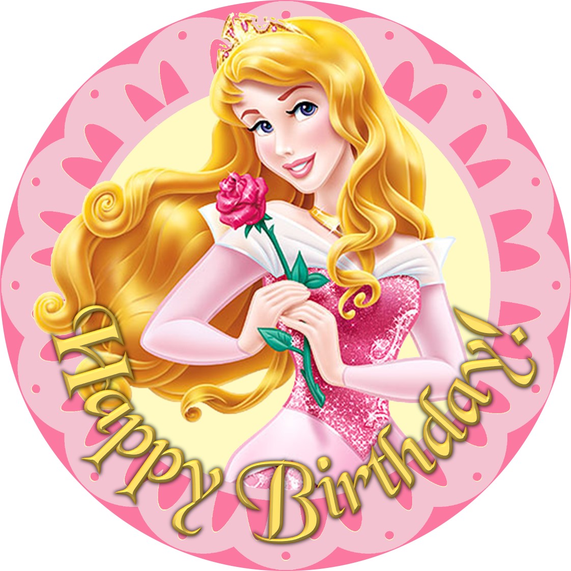 Aurora Princess Cake Topper