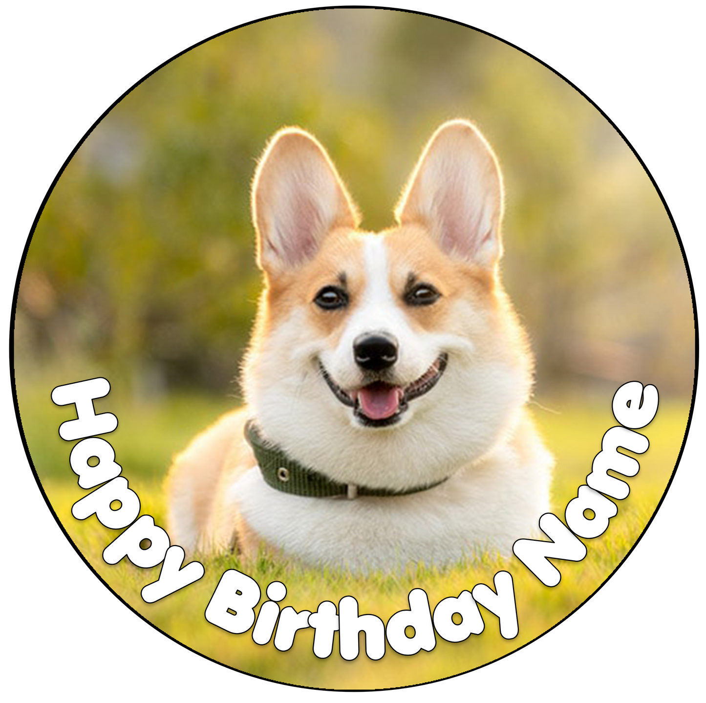 Corgi Cake Topper