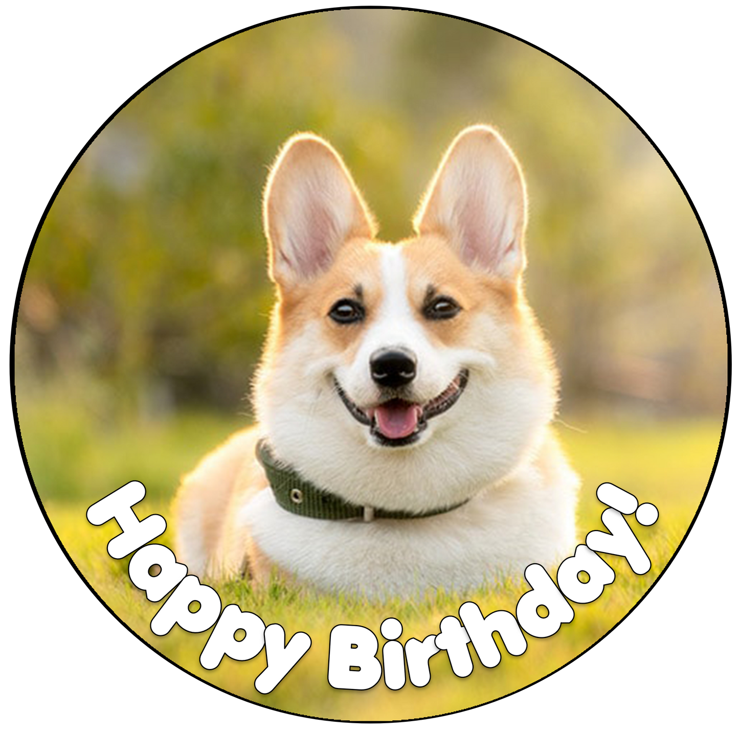Corgi Cake Topper