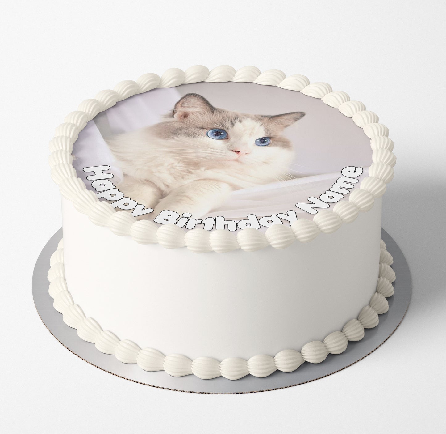 Ragdoll Cat Cake Topper