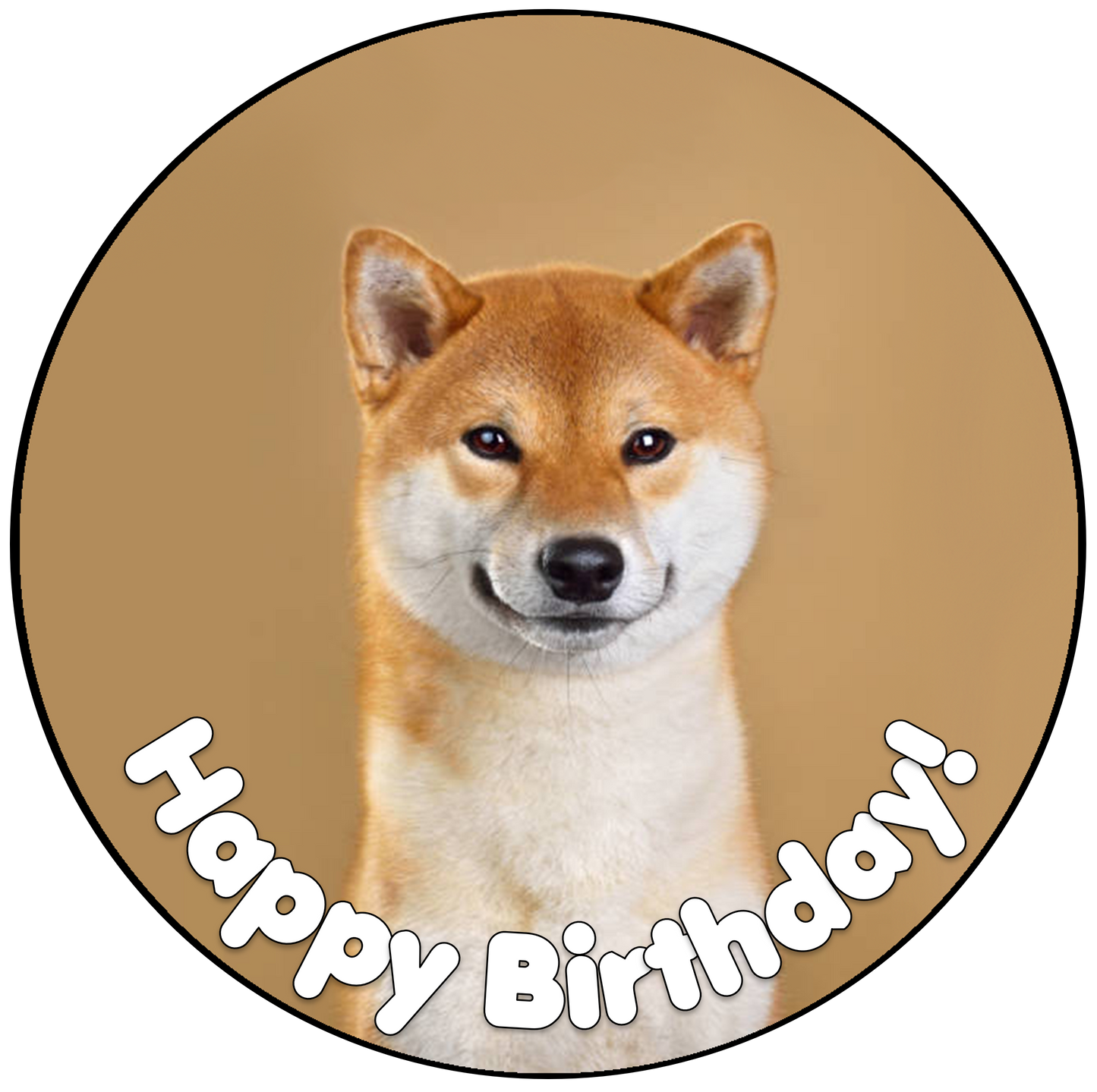 Shiba Inu Cake Topper