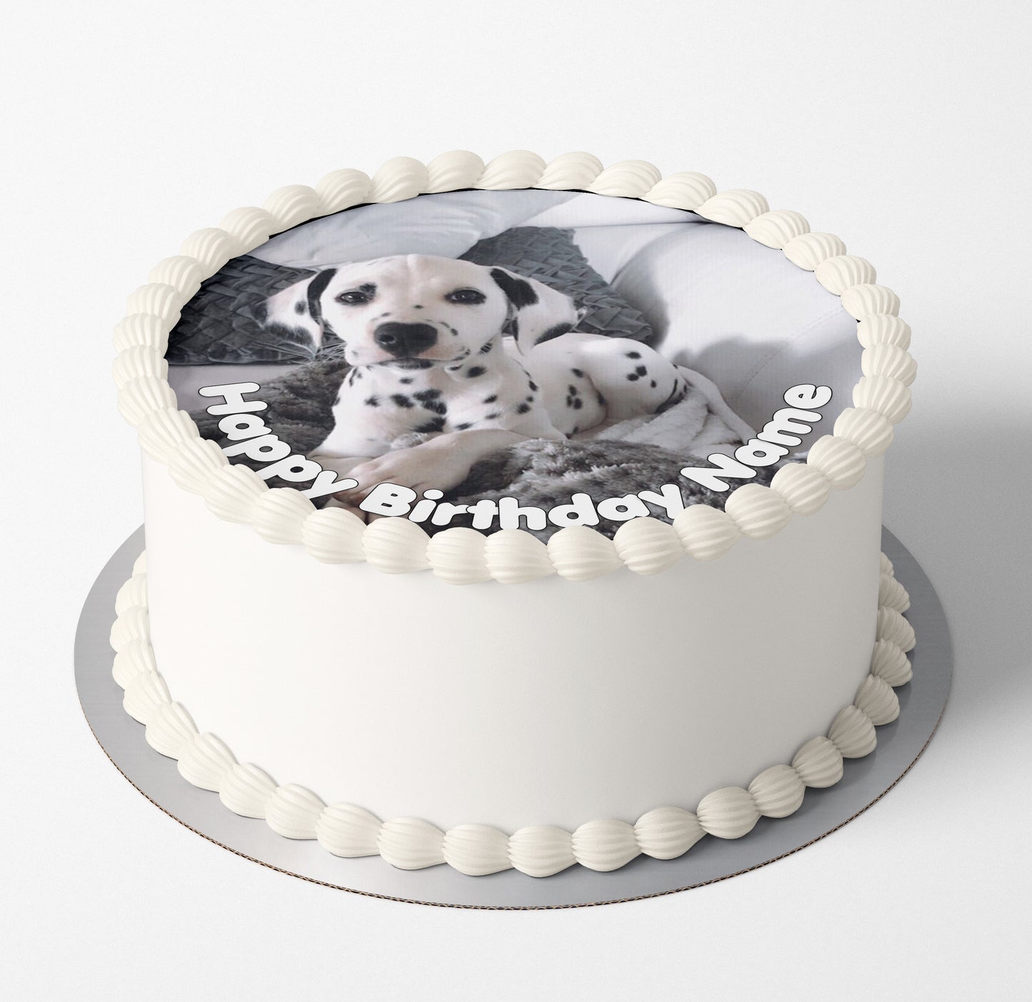 Dalmation Cake Topper