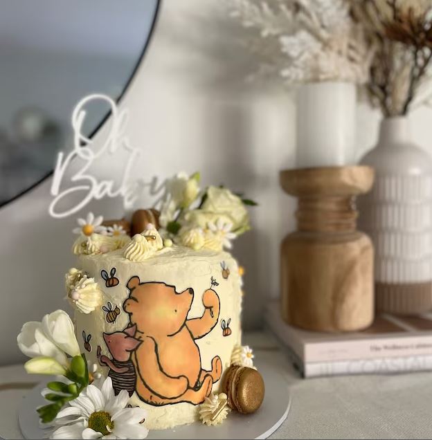 Honey Pooh Bear and Bees Precut Images