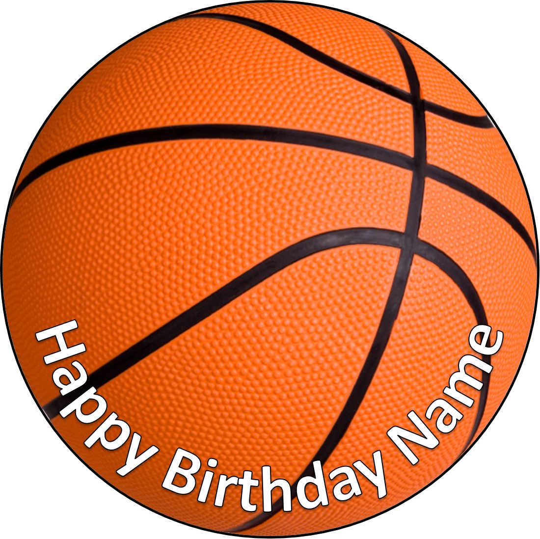 Basketball Cake Topper