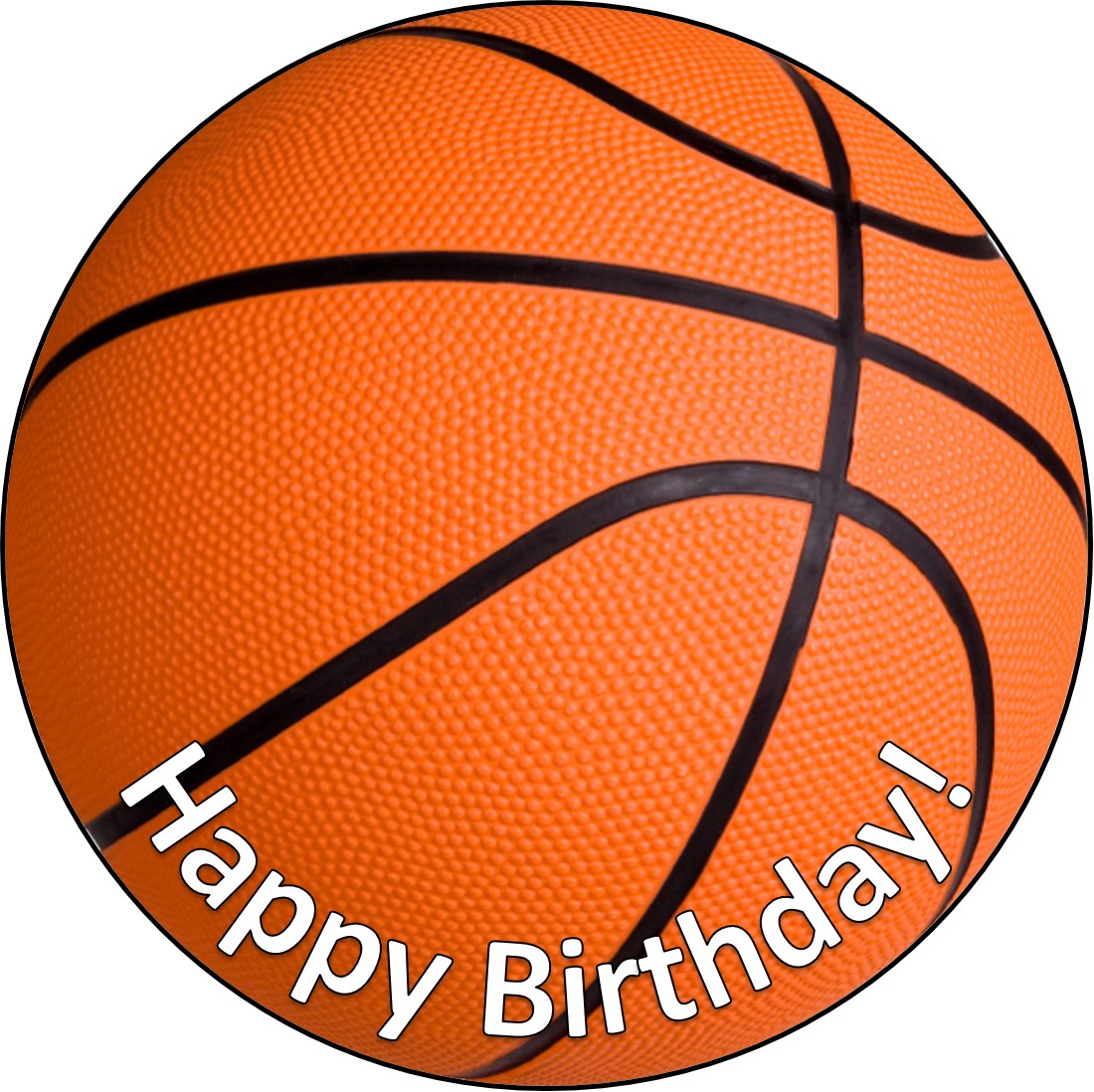 Basketball Cake Topper