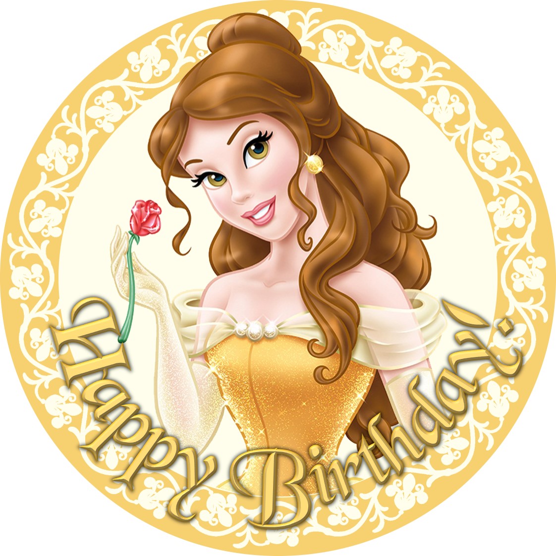 Belle Princess Cake Topper