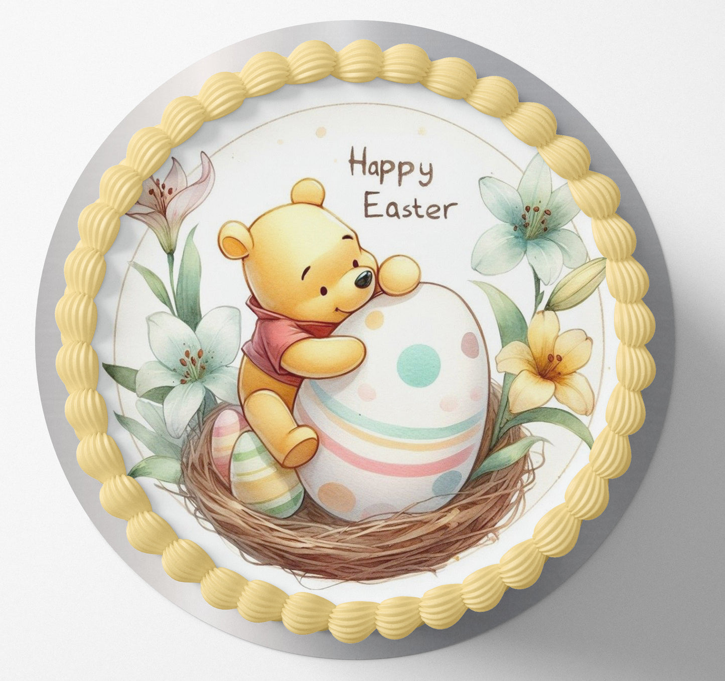 Easter Winnie the Pooh Cake Topper