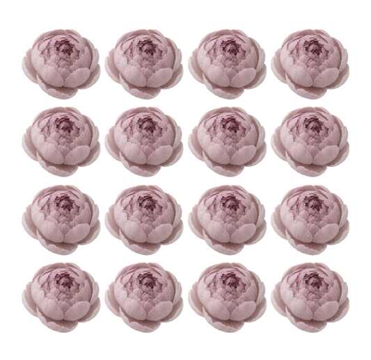 Dusty Mauve Purple Vintage Wedding Peonies Flowers edible wafer or icing cake cupcake great for  Weddings Birthdays Events