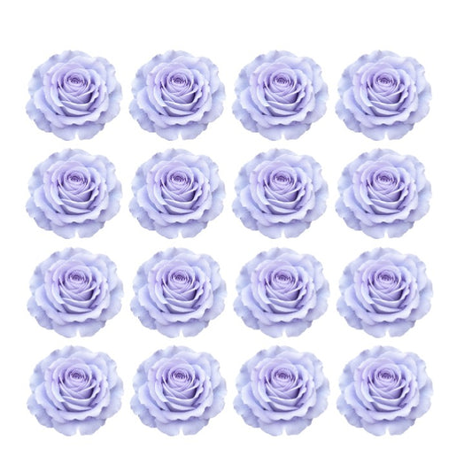 fairy pastel purple roses Flowers edible wafer or icing cake cupcake great for valentines Weddings Birthdays