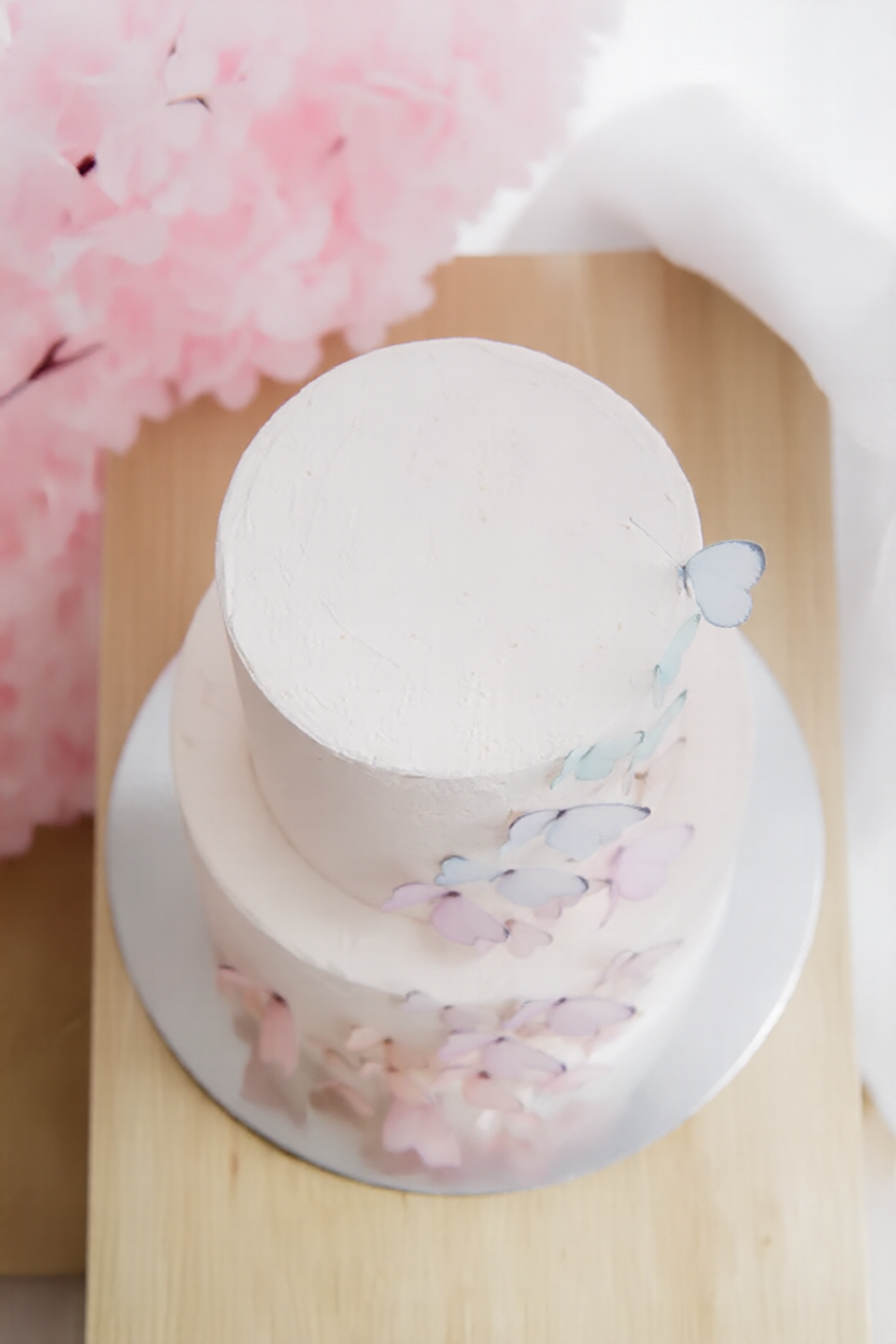 Pastel Edible Wafer Butterflies (Pre-Cut) | Butterfly Cake & Cupcake Toppers