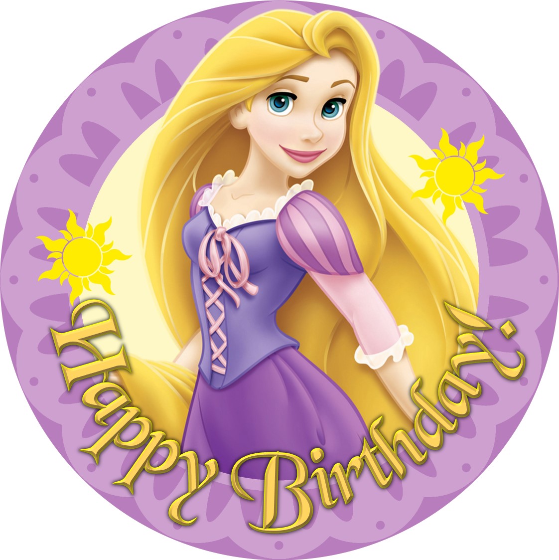 Rapunzel Princess Cake Topper