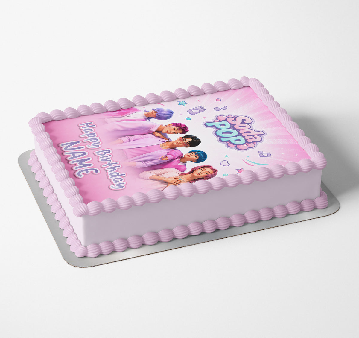 Kpop Saja Boys Soda Pop Cake Topper