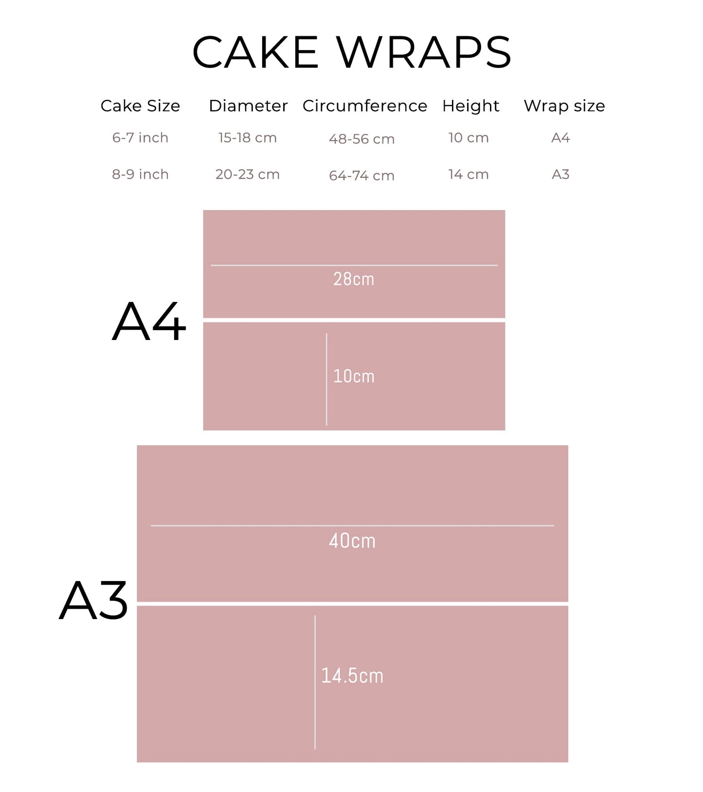 Art Deco Stylish Diamond Brown Cake Wrap