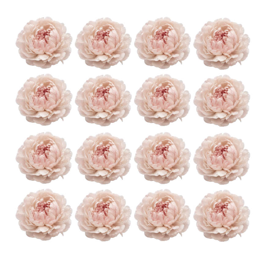 Antique Tea Blush Vintage Wedding Peonies Flowers edible wafer or icing cake cupcake great for  Weddings Birthdays