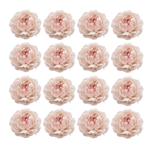 Antique Tea Blush Vintage Wedding Peonies Flowers edible wafer or icing cake cupcake great for  Weddings Birthdays
