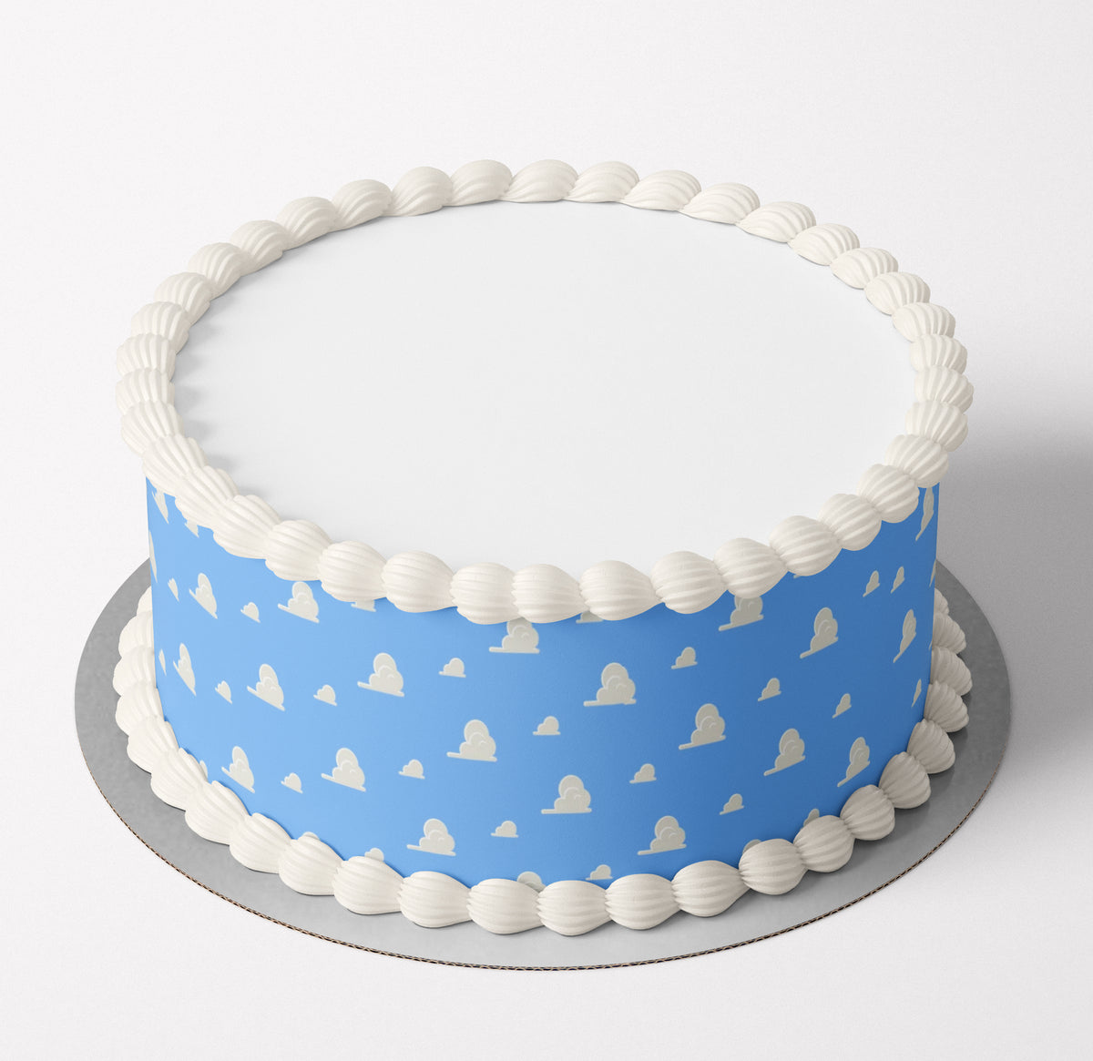 Toy Story Blue Cloud Wallpaper Edible Icing/wafer Cake wrap, easy cake decorating