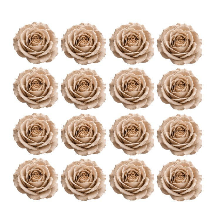 Dreamy Coffee roses Flowers edible wafer or icing cake cupcake great for High teas Weddings Birthdays