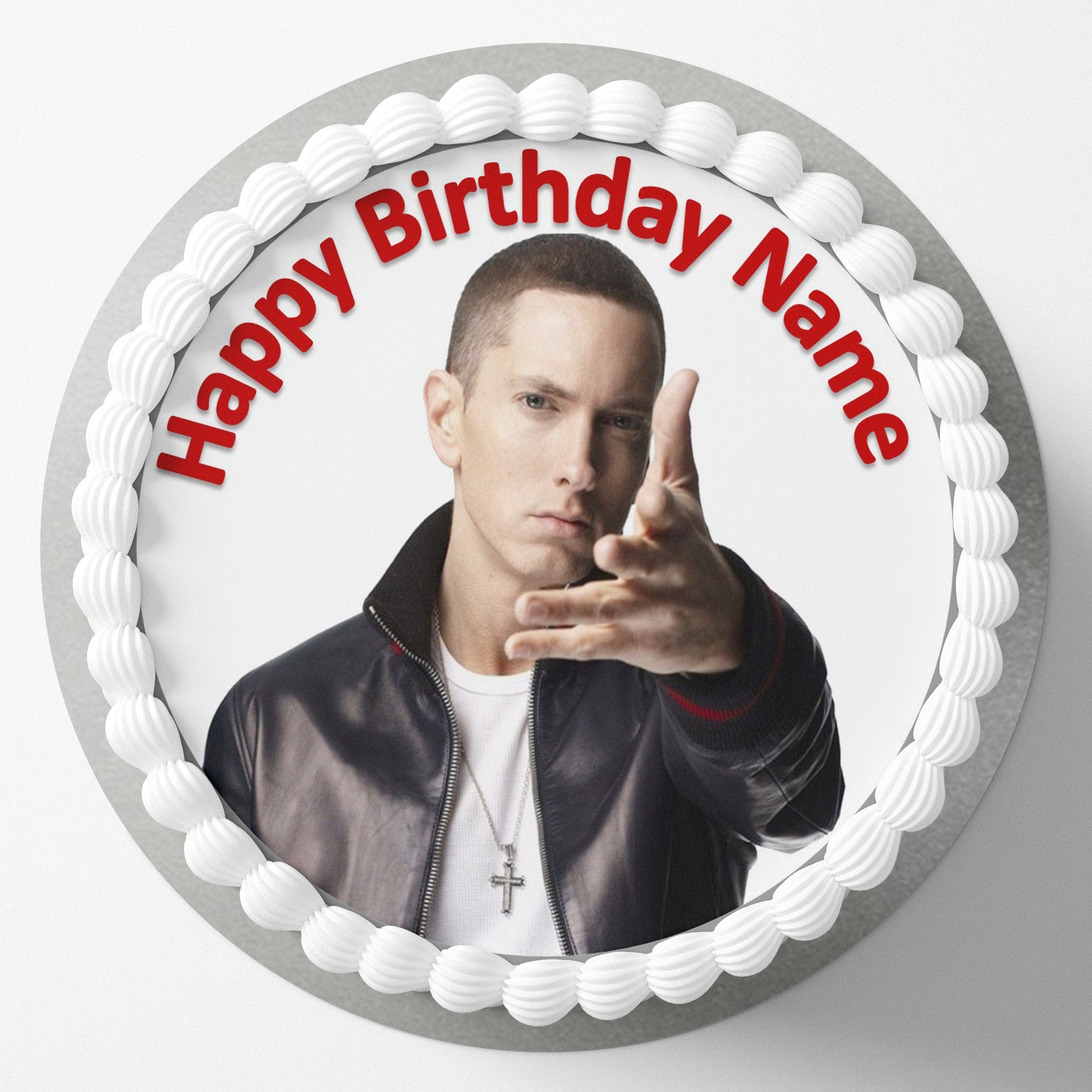 singer rapper Eminem edible cake topper wafer or icing
