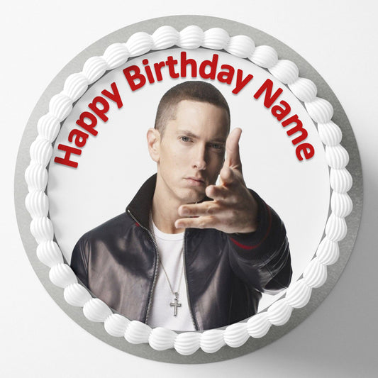 singer rapper Eminem edible cake topper wafer or icing