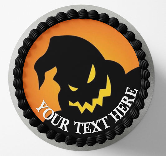 Halloween Oogie Boogie man edible cake topper wafer icing cake decorating