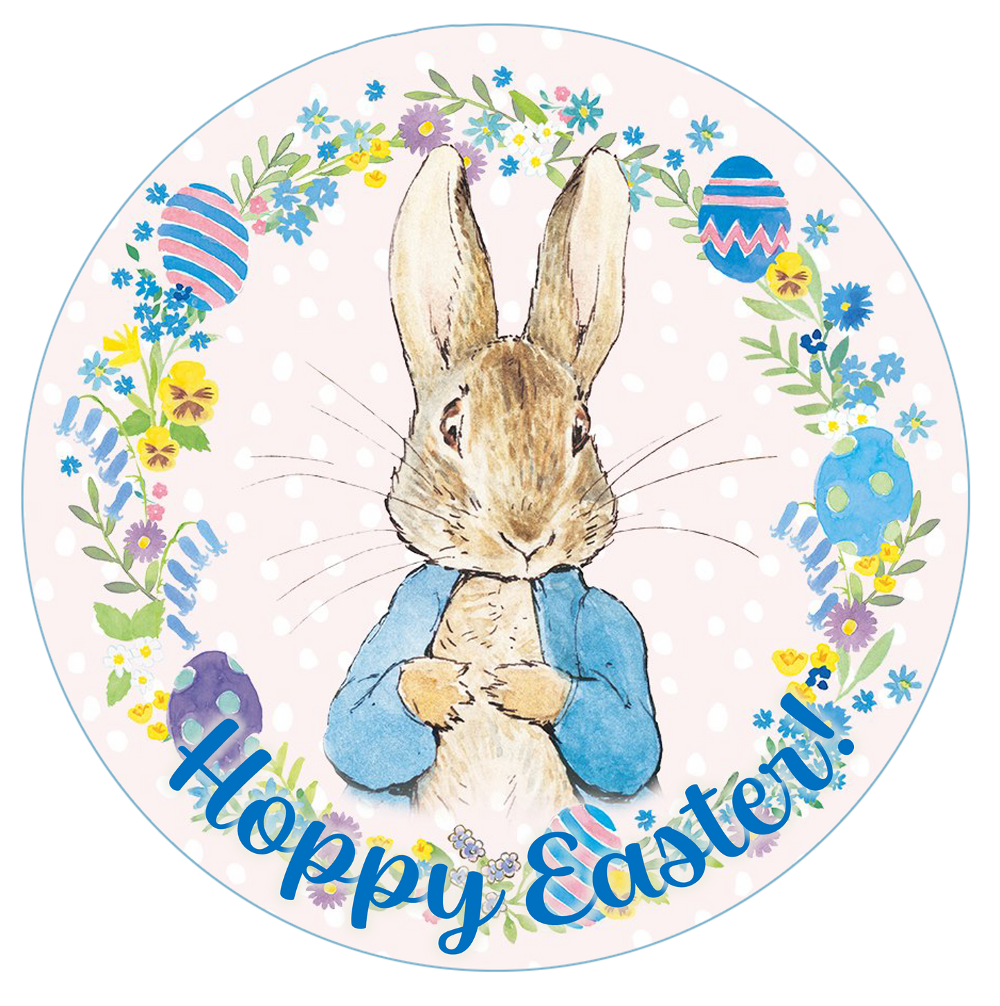 Easter Peter Rabbit Cake Topper