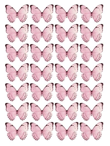 Pink Wafer Butterflies