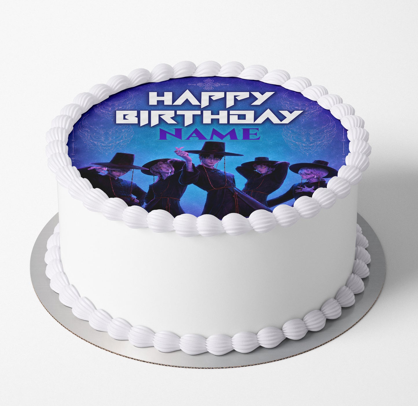 Kpop Saja Boys Demons Cake Topper