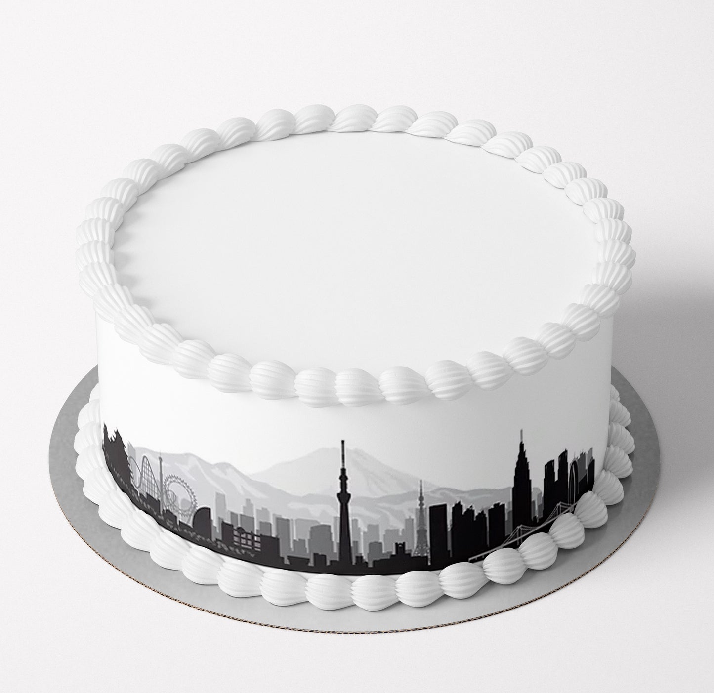 Tokyo Skyline Cake Wrap