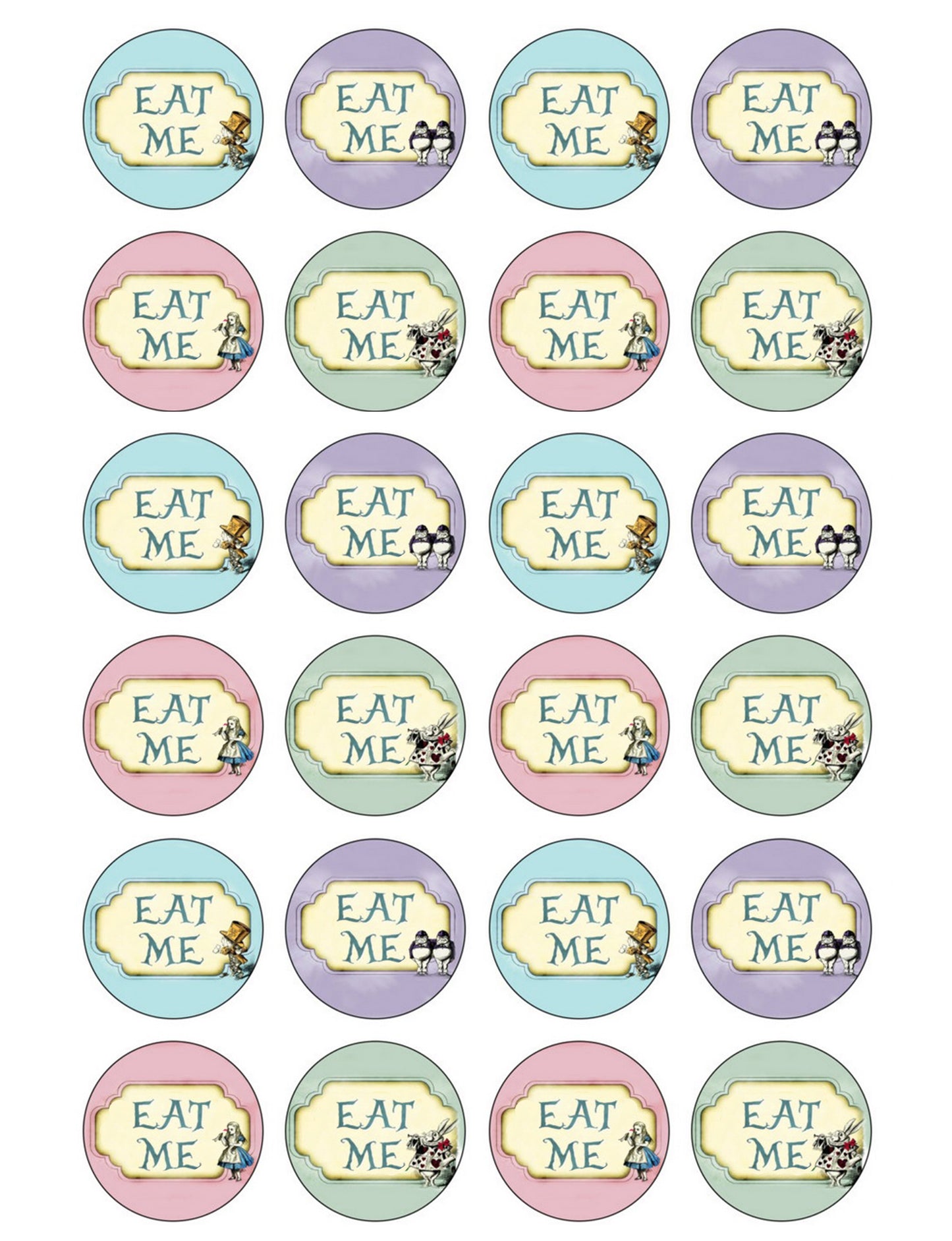 Eat Me Cupcake & Cookie Toppers