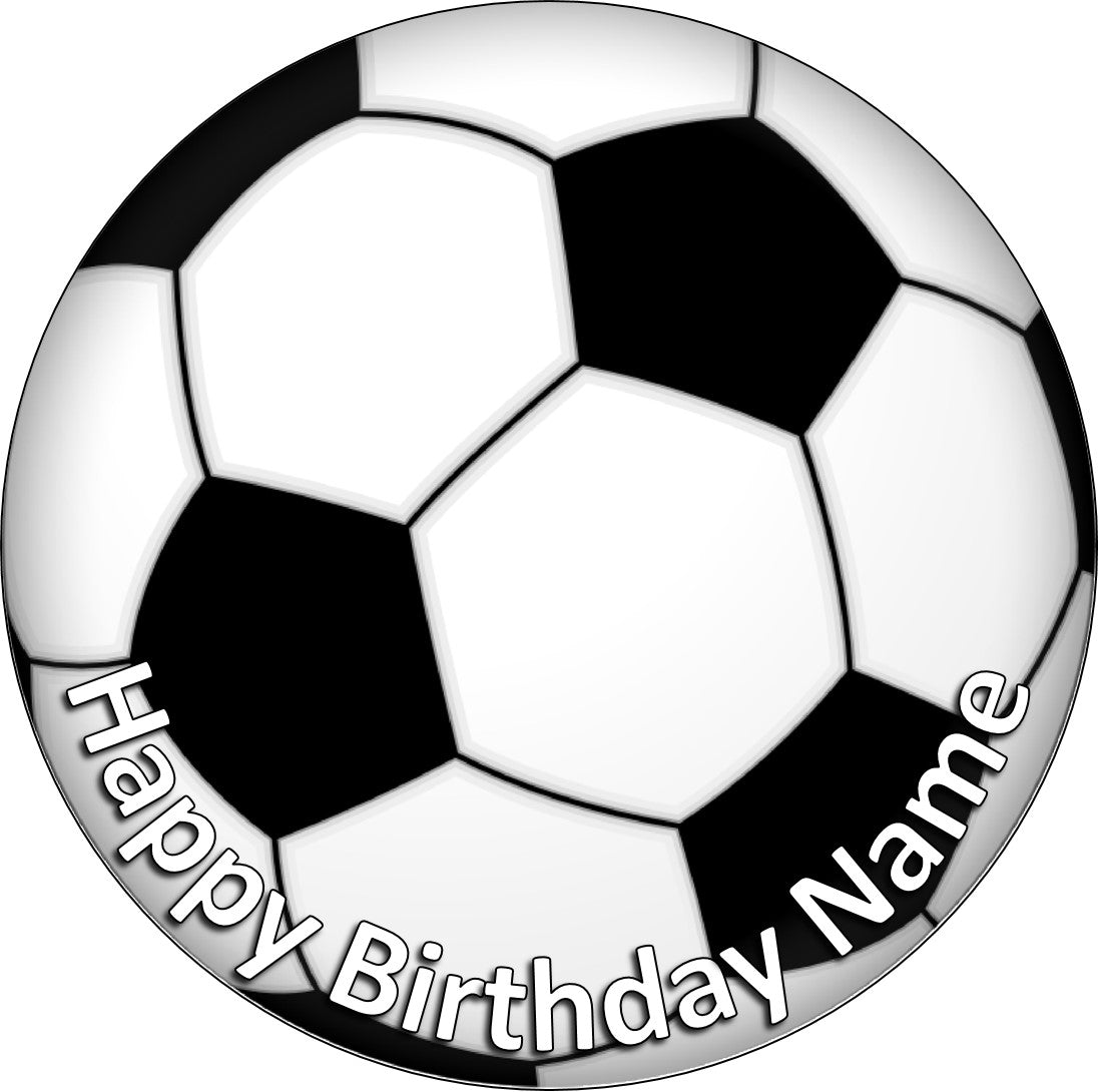 Soccer Ball Cake Topper