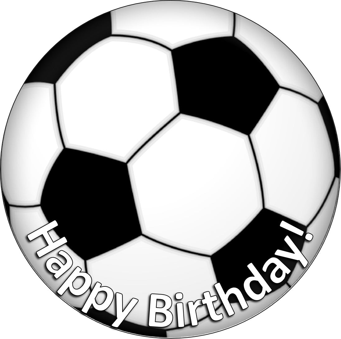 Soccer Ball Cake Topper