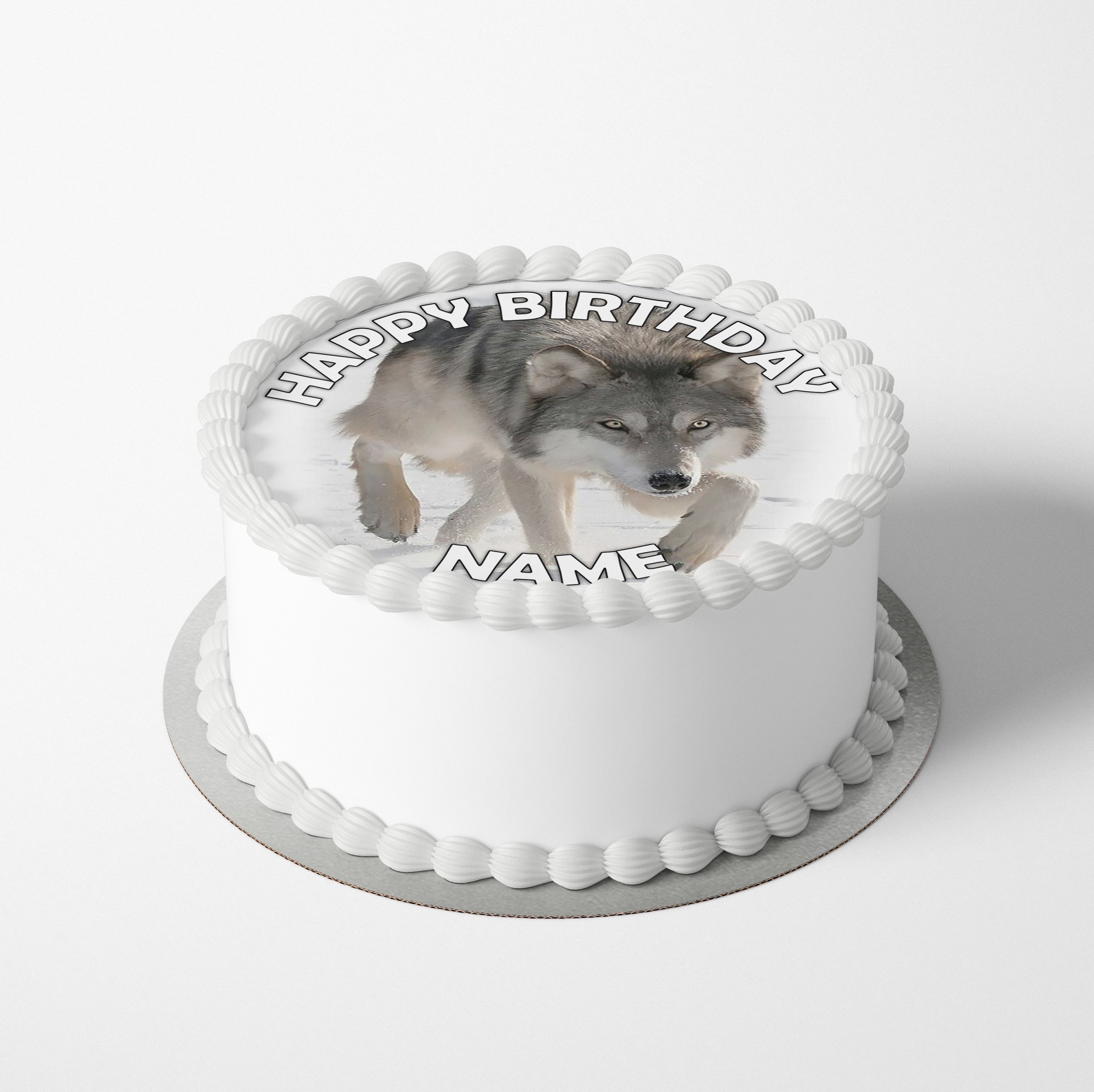 Wolf (Nr2) - Edible Cake Topper OR Cupcake Topper, Decor – Edible Prints On  Cake (EPoC)