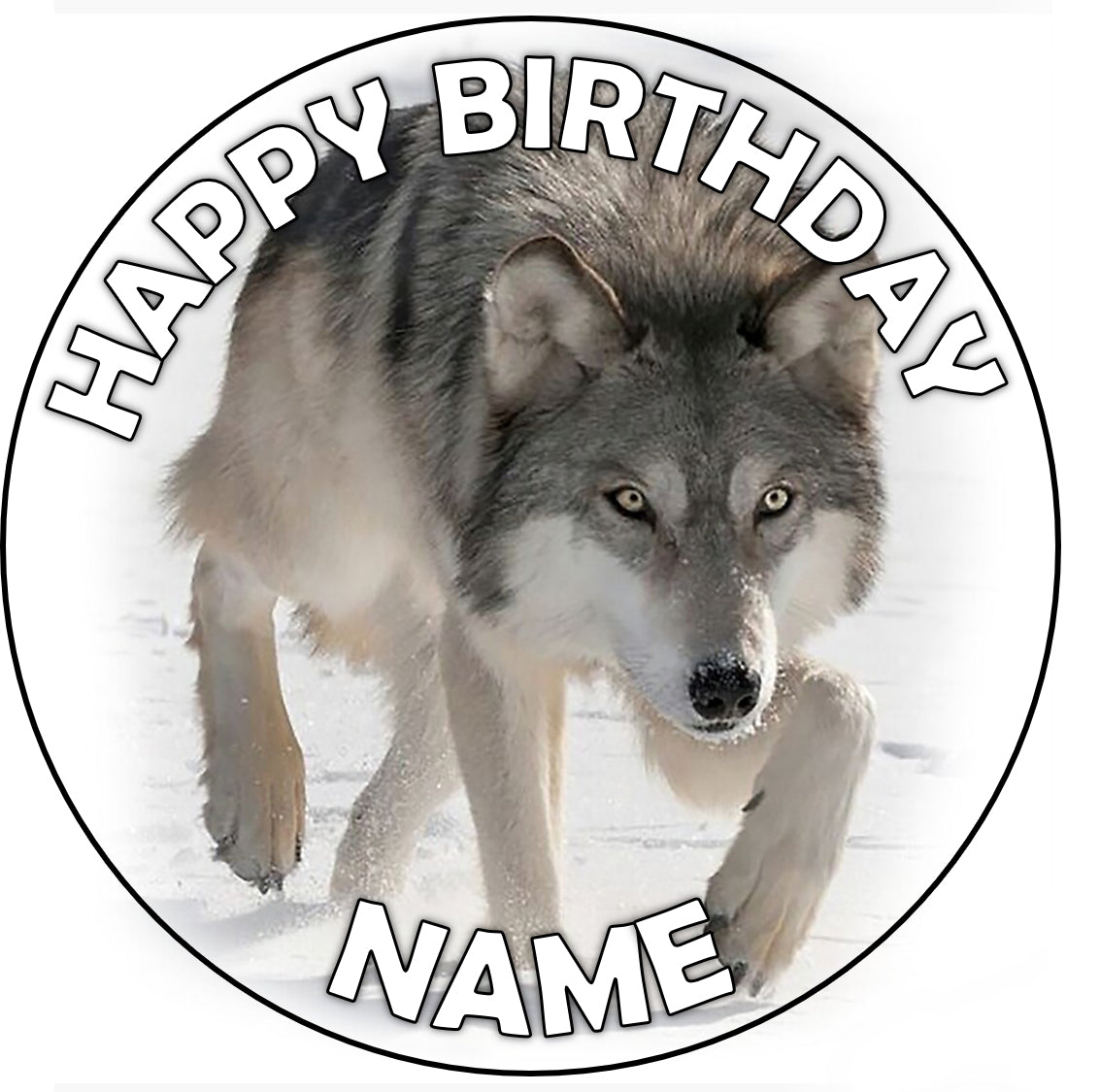 Wolf Cake Topper