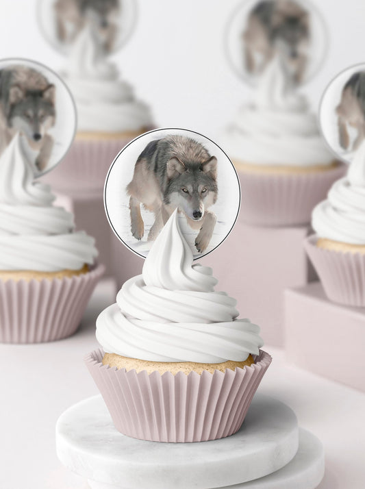 Wolf Cupcake & Cookie Toppers